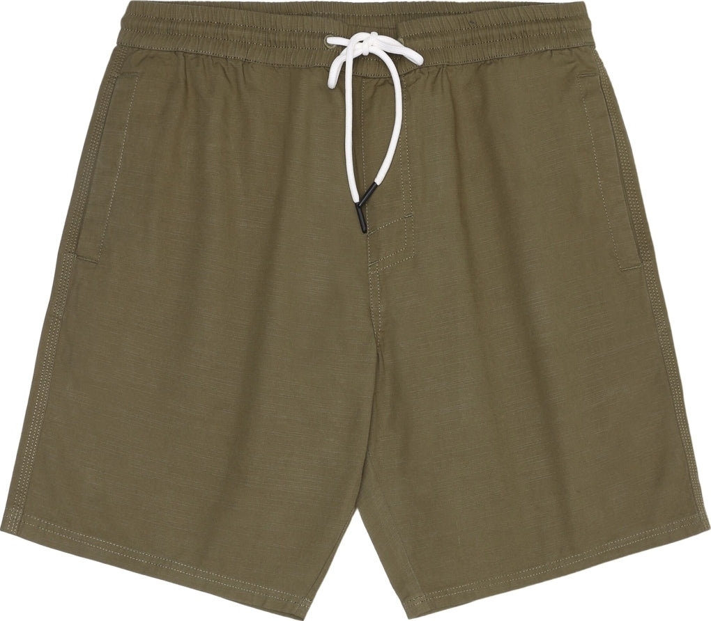 Boardwalk slub shorts with elastic waist - GOTS/Vegan