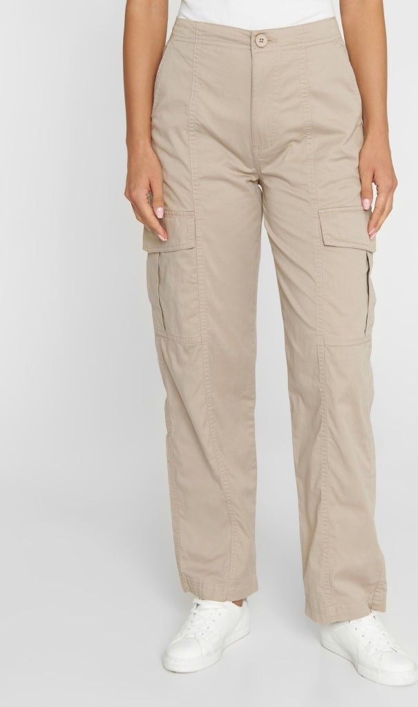 Cargo twill pants