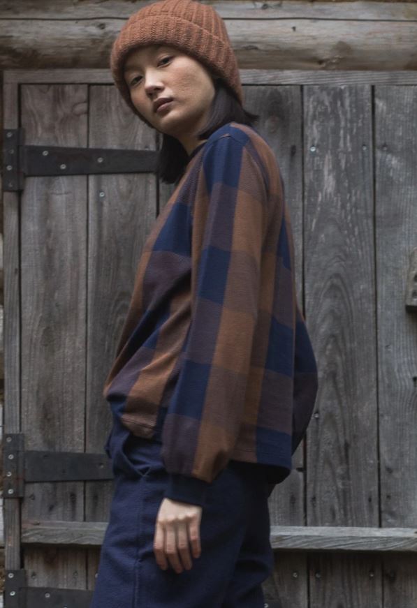 Sierra Cay Knitted Check Top