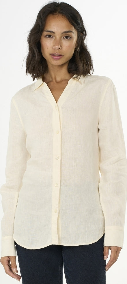 Classic reg linen shirt