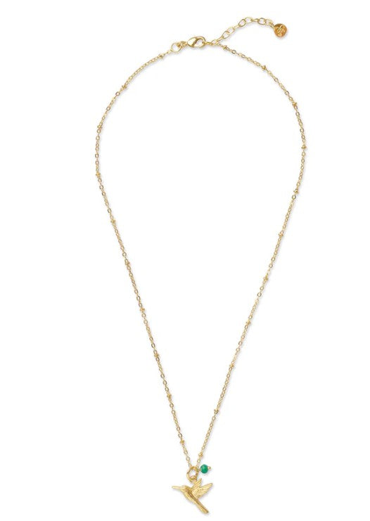 Convinced Aventurin vergoldete Halskette