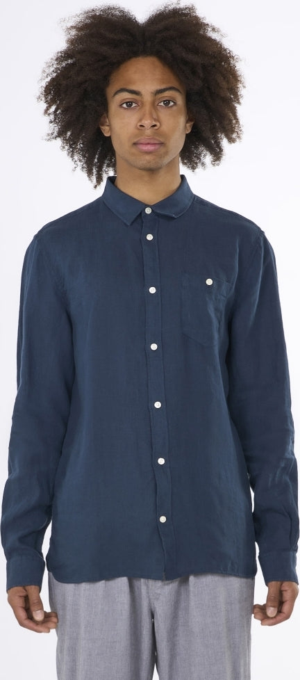 Custom fit linen shirt