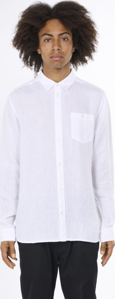 Custom fit linen shirt