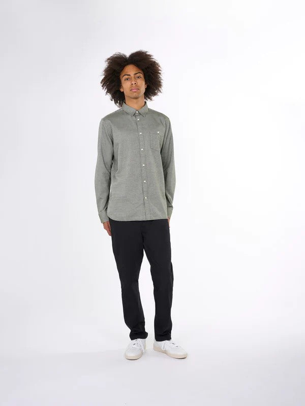 Costum Fit Pepita Checkered Shirt