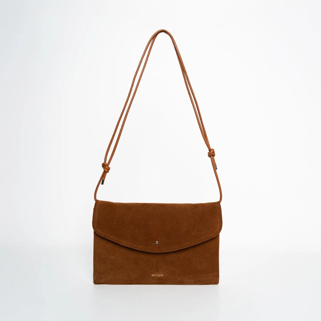Cute Clutch - Suede Brown