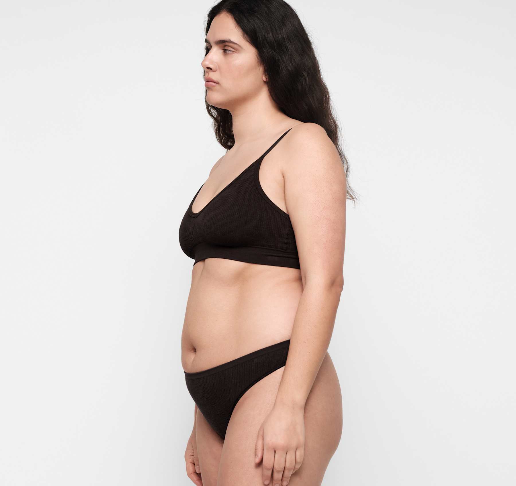 Seamless Waffle Tringle Bralette
