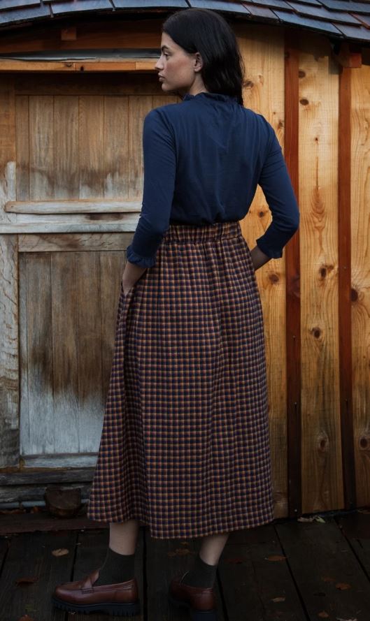 Ellery-Cay Organic cotton Brushed Twill Skirt