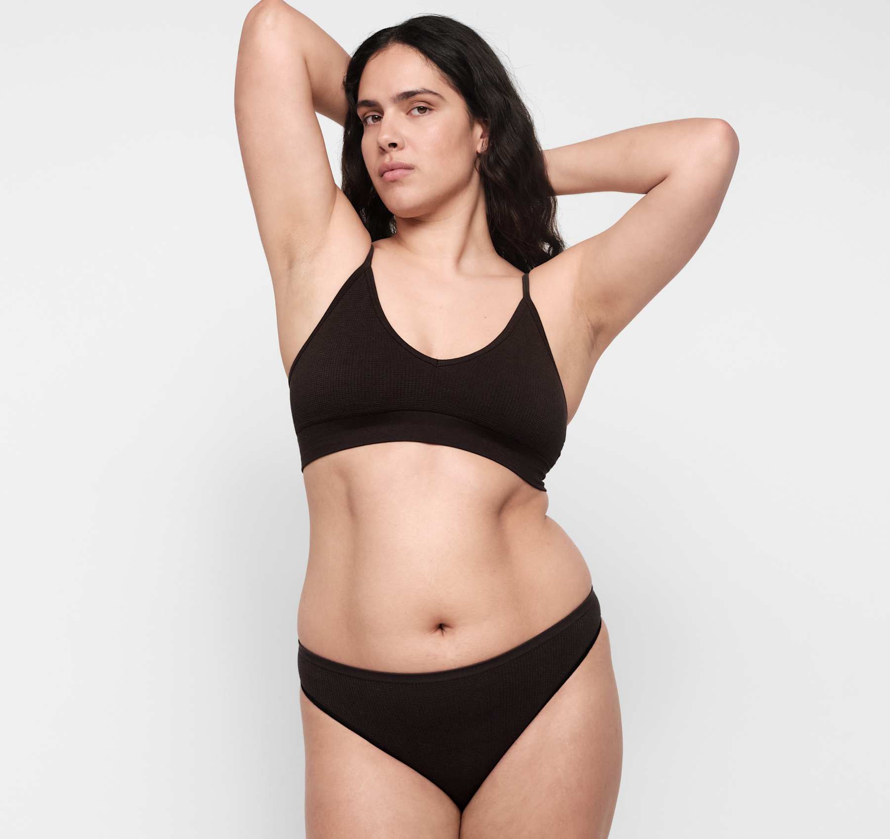 Seamless Waffle Tringle Bralette