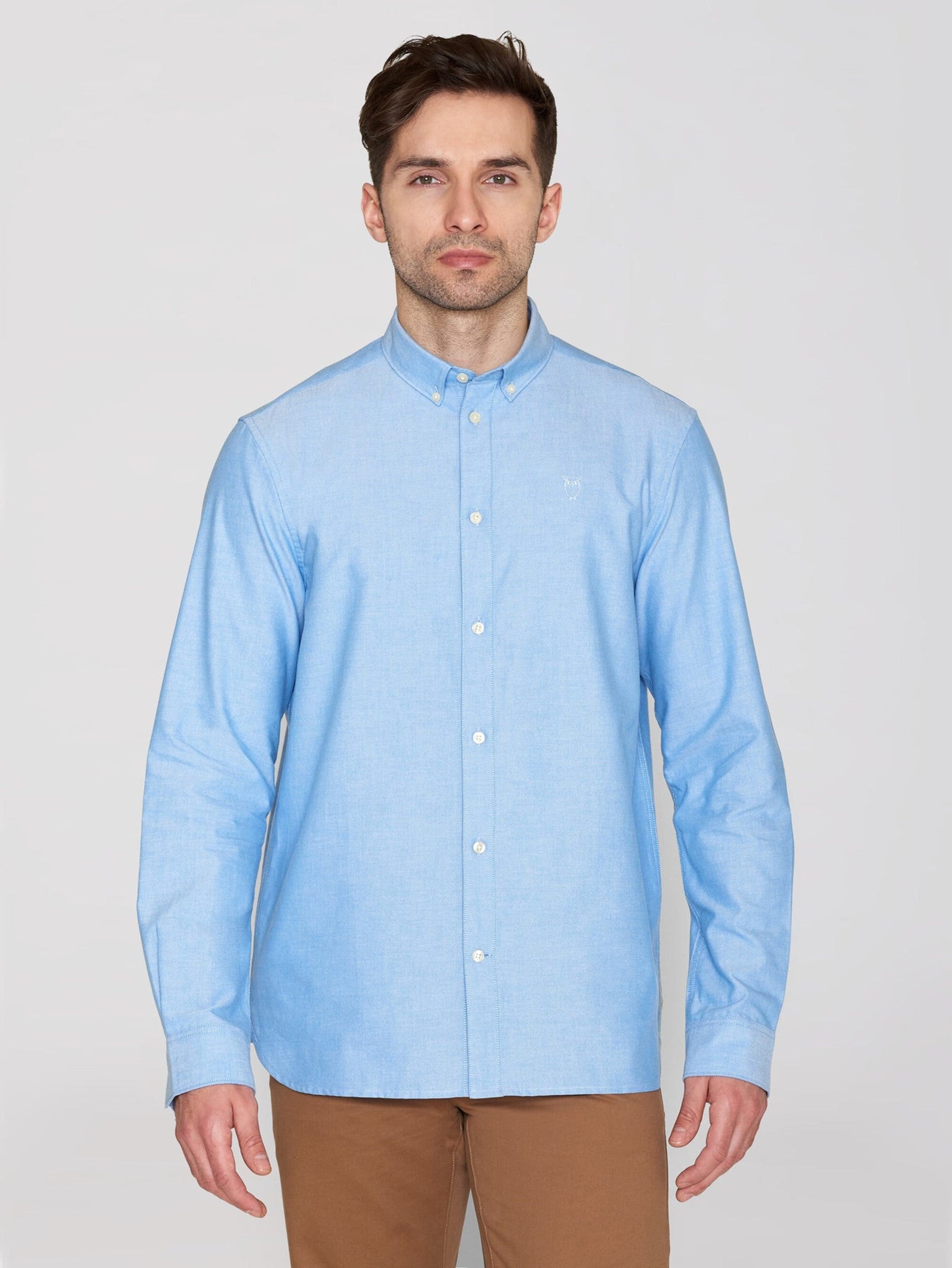 Harald small owl oxford regular fit shirt