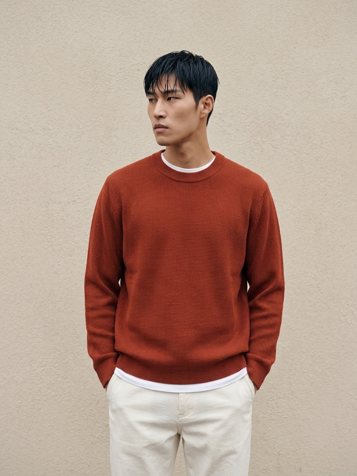 Matteo brandy brown Strickpullover