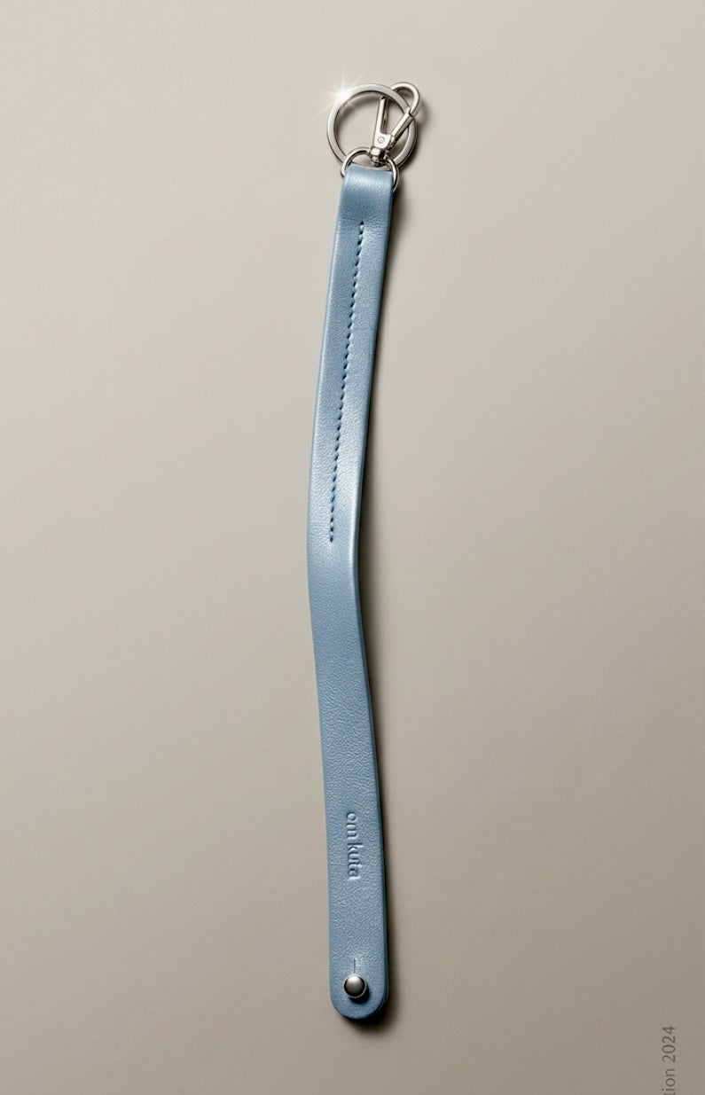 Long Keychain - Metallic Hawaian blue