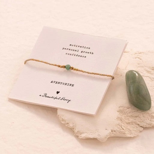 Iris Card Aventurin goldfarbiges Armband