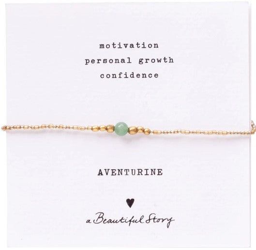 Iris Card Aventurin goldfarbiges Armband