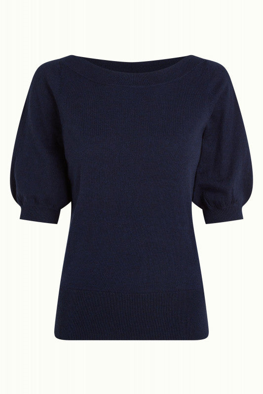 Ivy Top Cocoon Blue