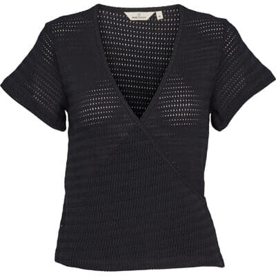 Karla Wrap Top GOTS_Black