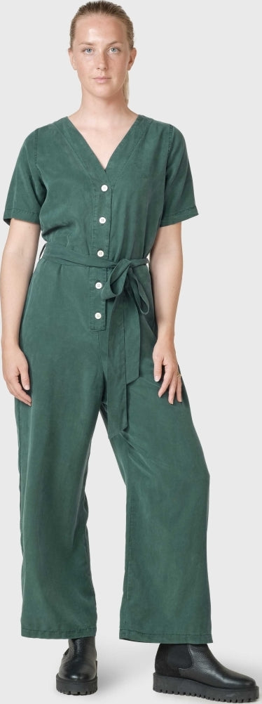 Marna jumpsuit_Moss Green