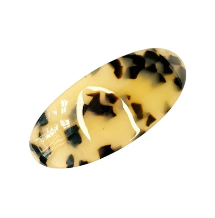 Mie Hair Barette_White Leo