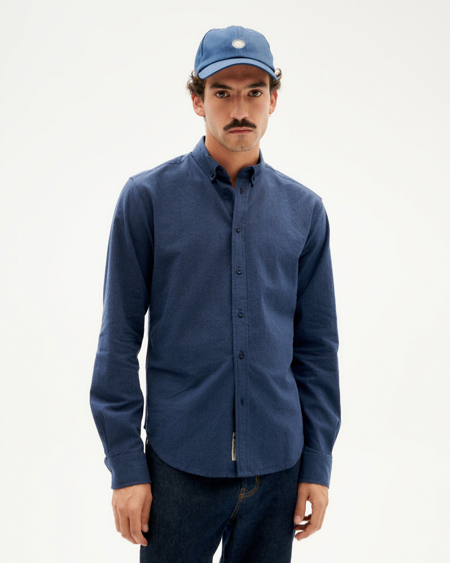 Linen Indigo Ant Shirt