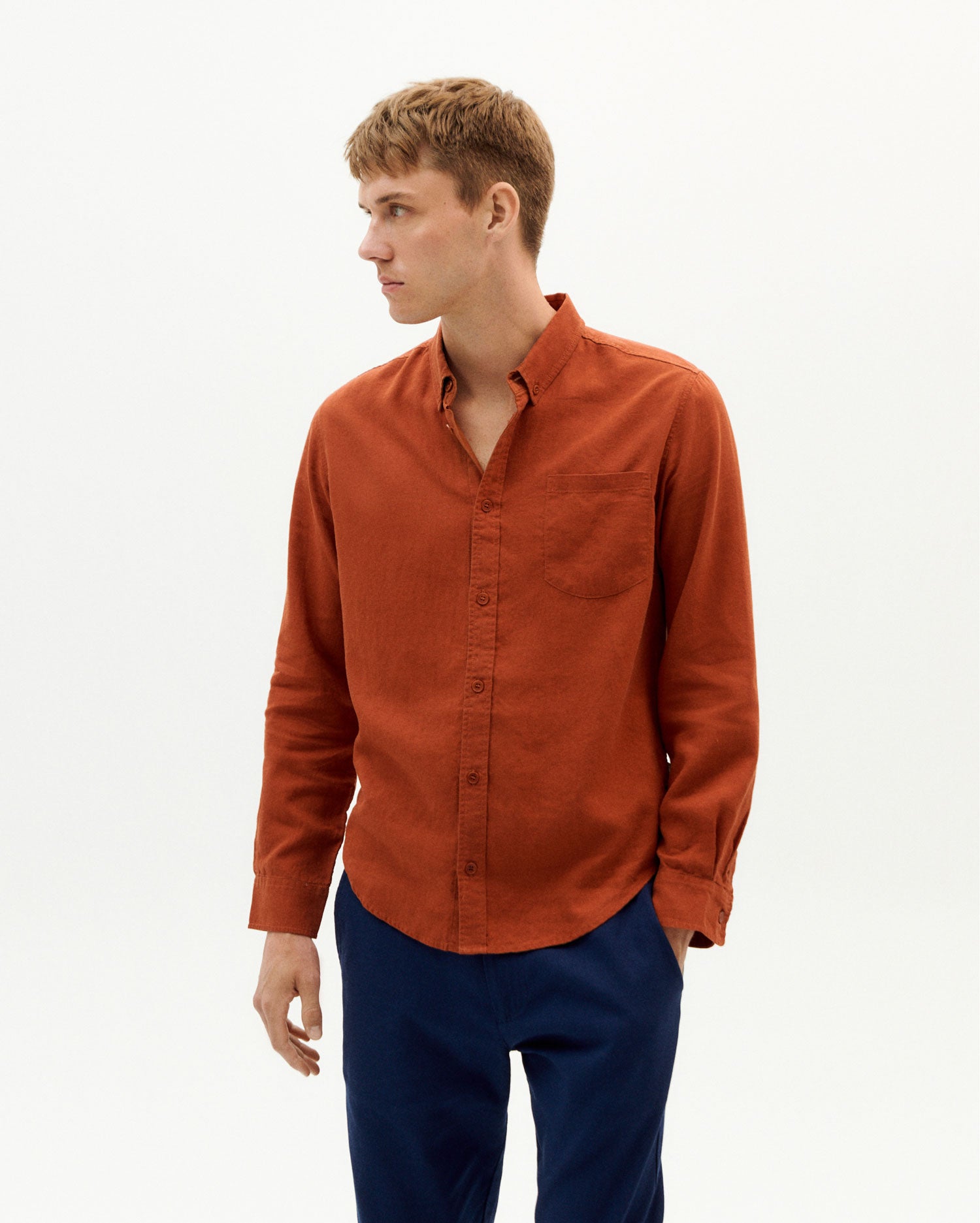 Clay Red Hemp Ant Shirt