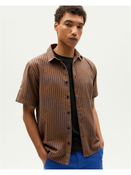 Brown Striped Tom Shirt