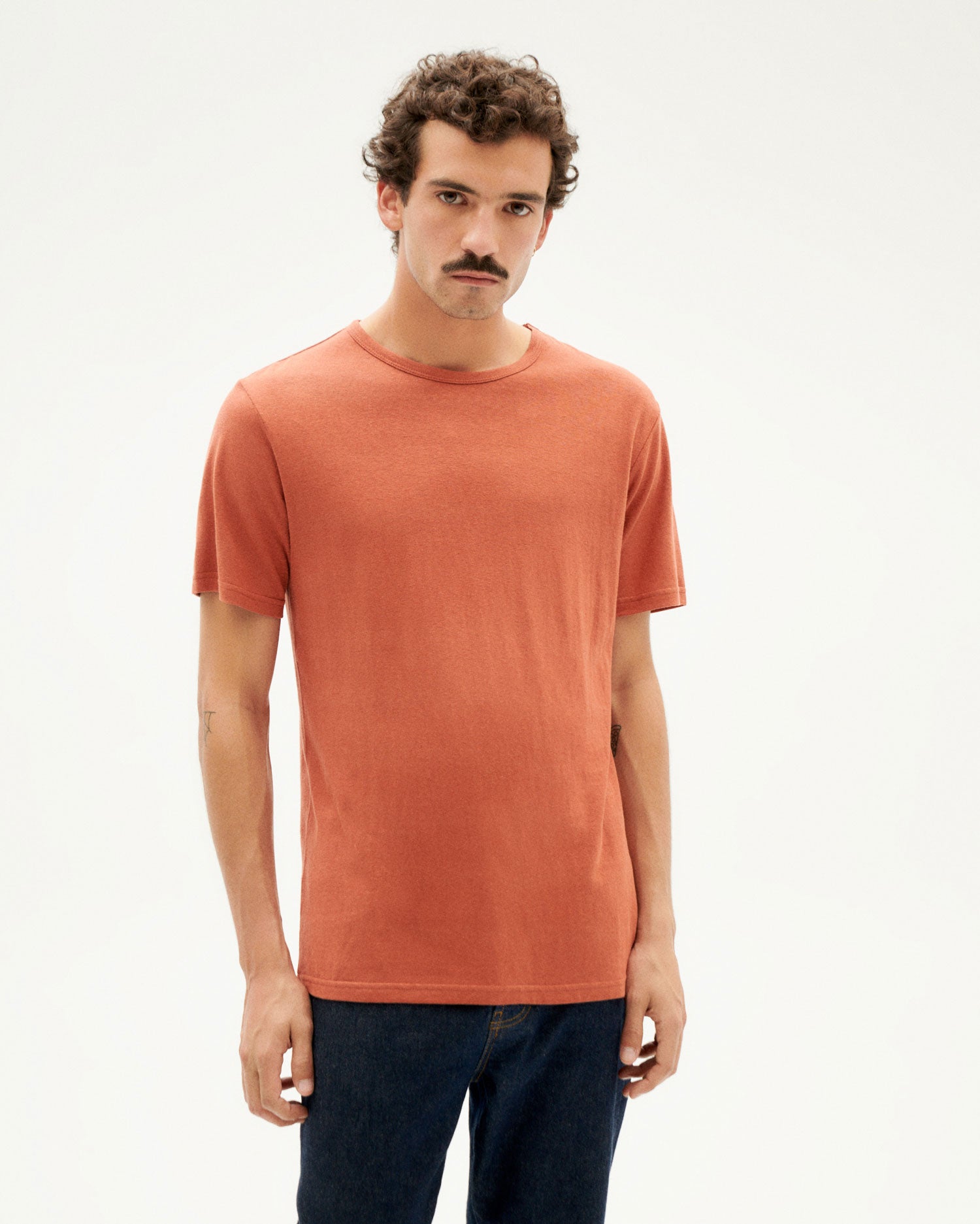 Clay Red Hemp T-Shirt