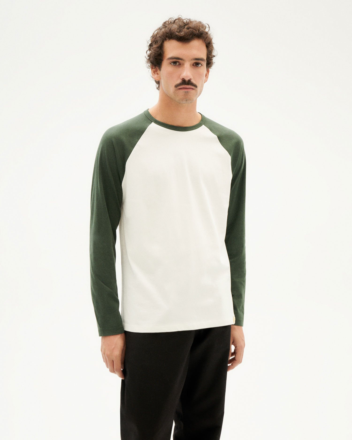 Bottle Green Baseball L/S T-Shirt