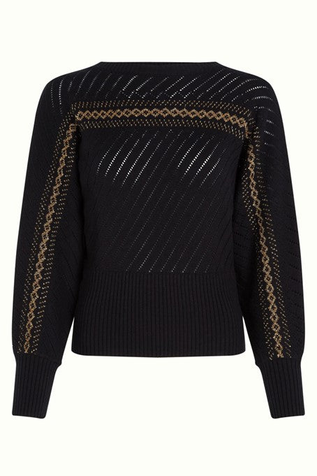 Nadia Knit Top Eighties