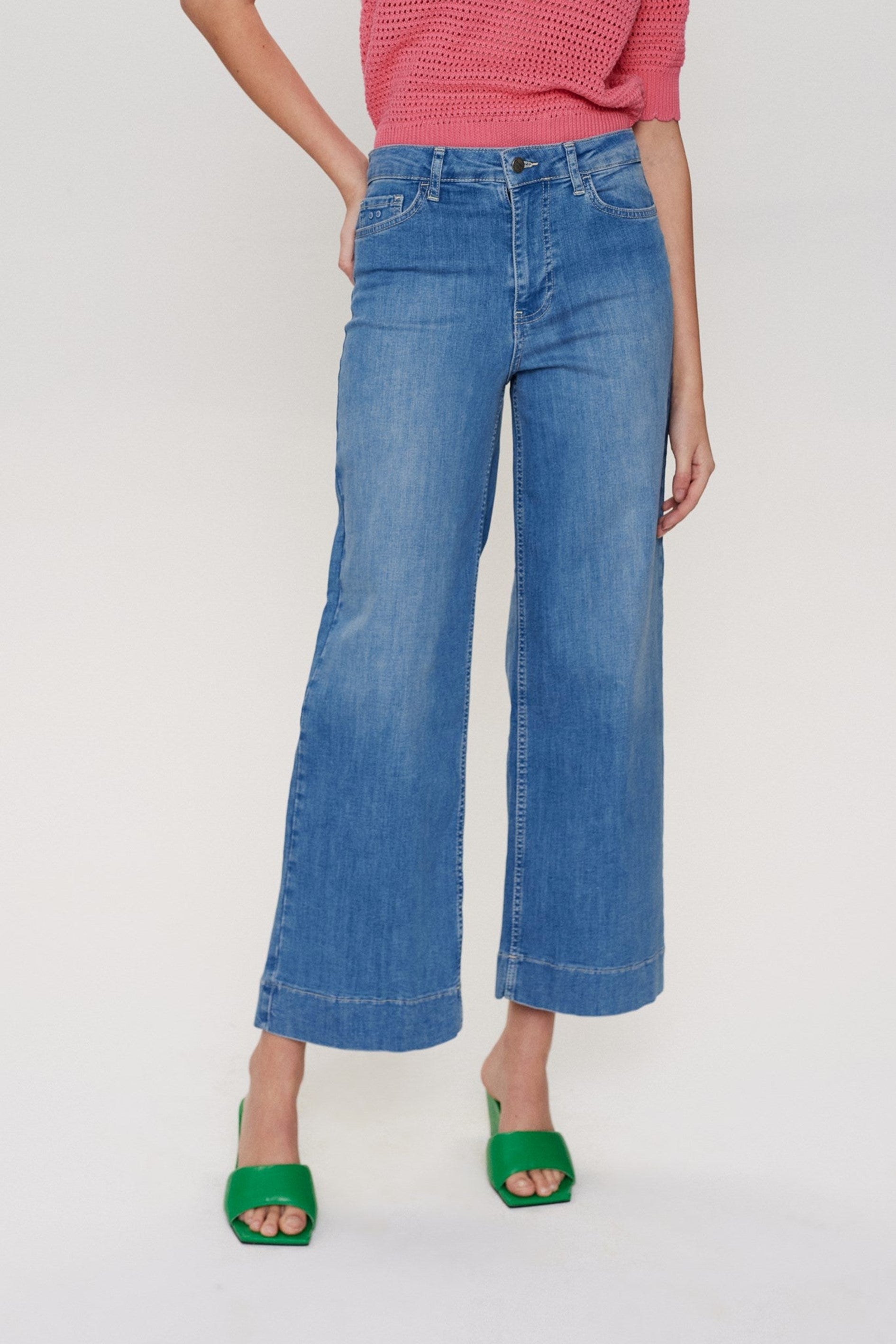 Nuparis Jeans Cropped Ligth Blue