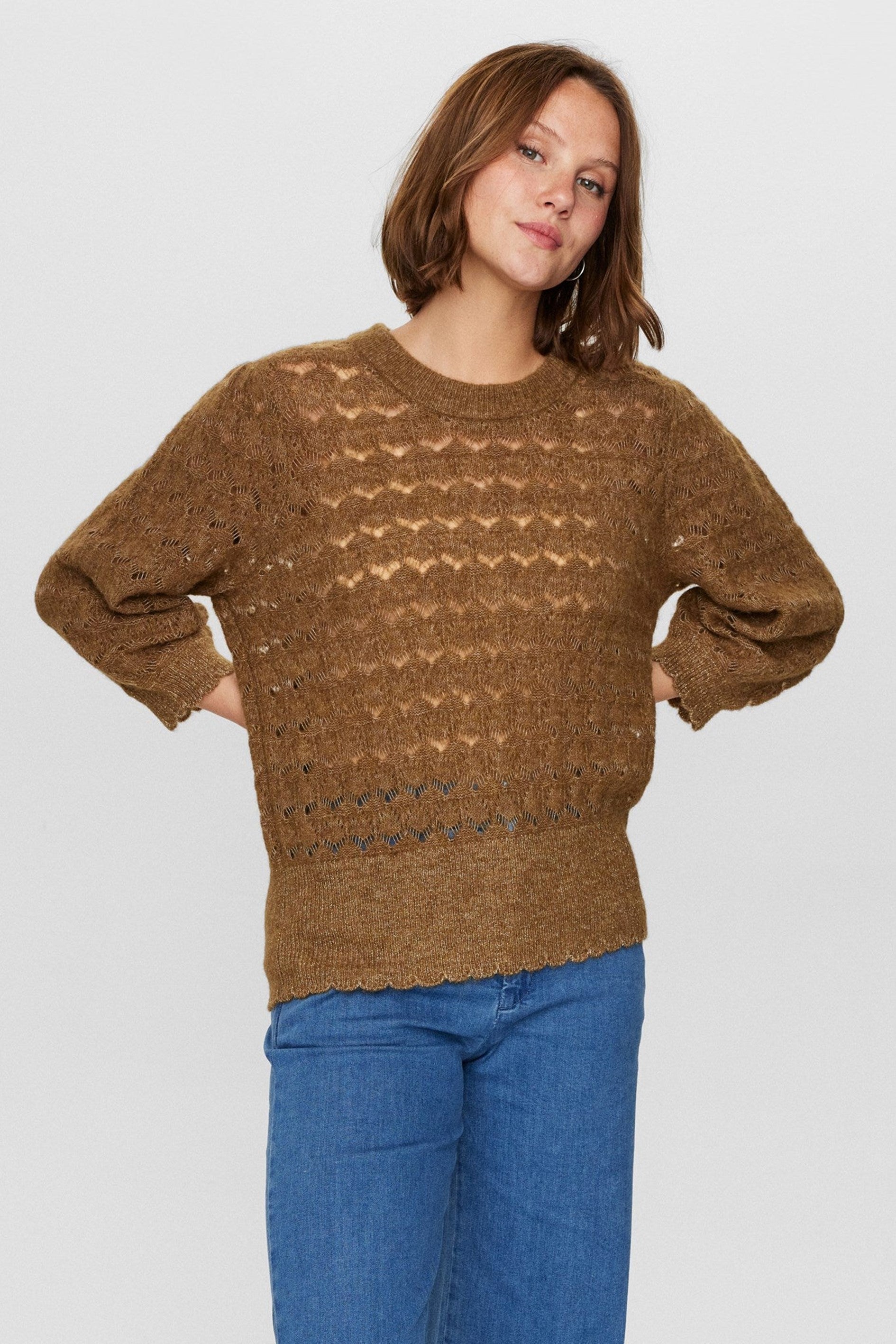 Nurietta Pointelle Pullover