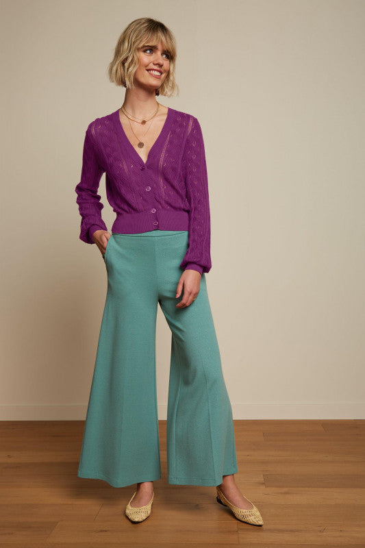 Border Palazzo Pants Milano Crepe