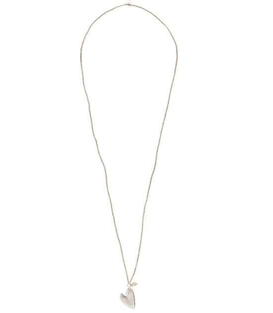 Paradise Rosenquarz silberfarbige Halskette