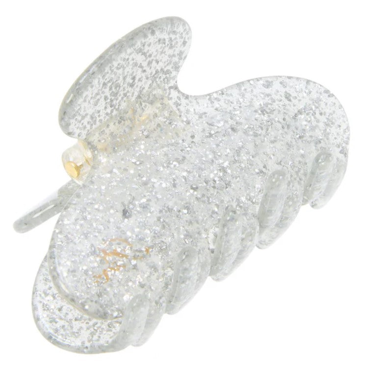 Petite Ace Claw_Silver Glitter
