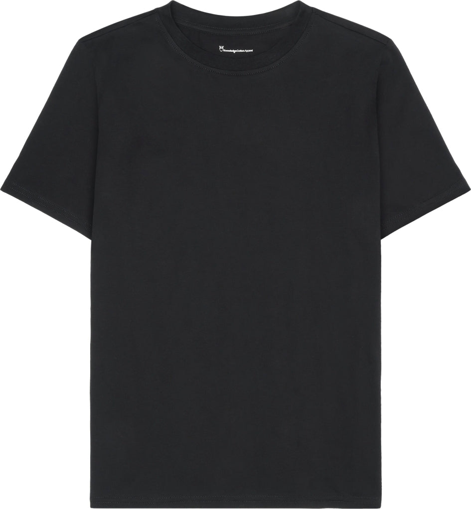 Basic pima cotton t-shirt black