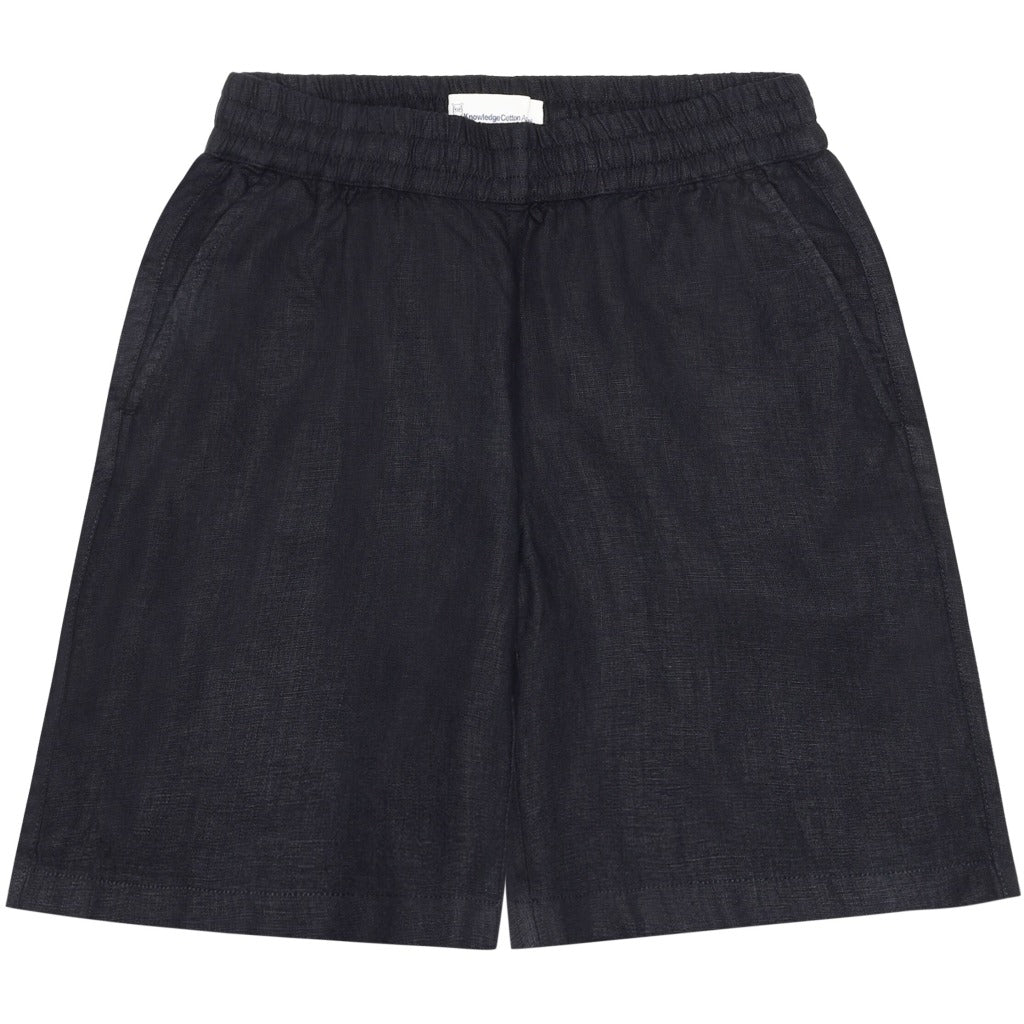 POSEY wide mid-rise linen shorts