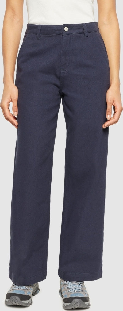 POSEY wide mid-rise twill pant