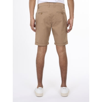Regular chino poplin shorts