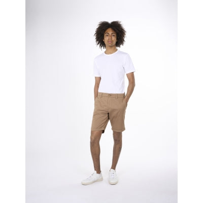 Regular chino poplin shorts