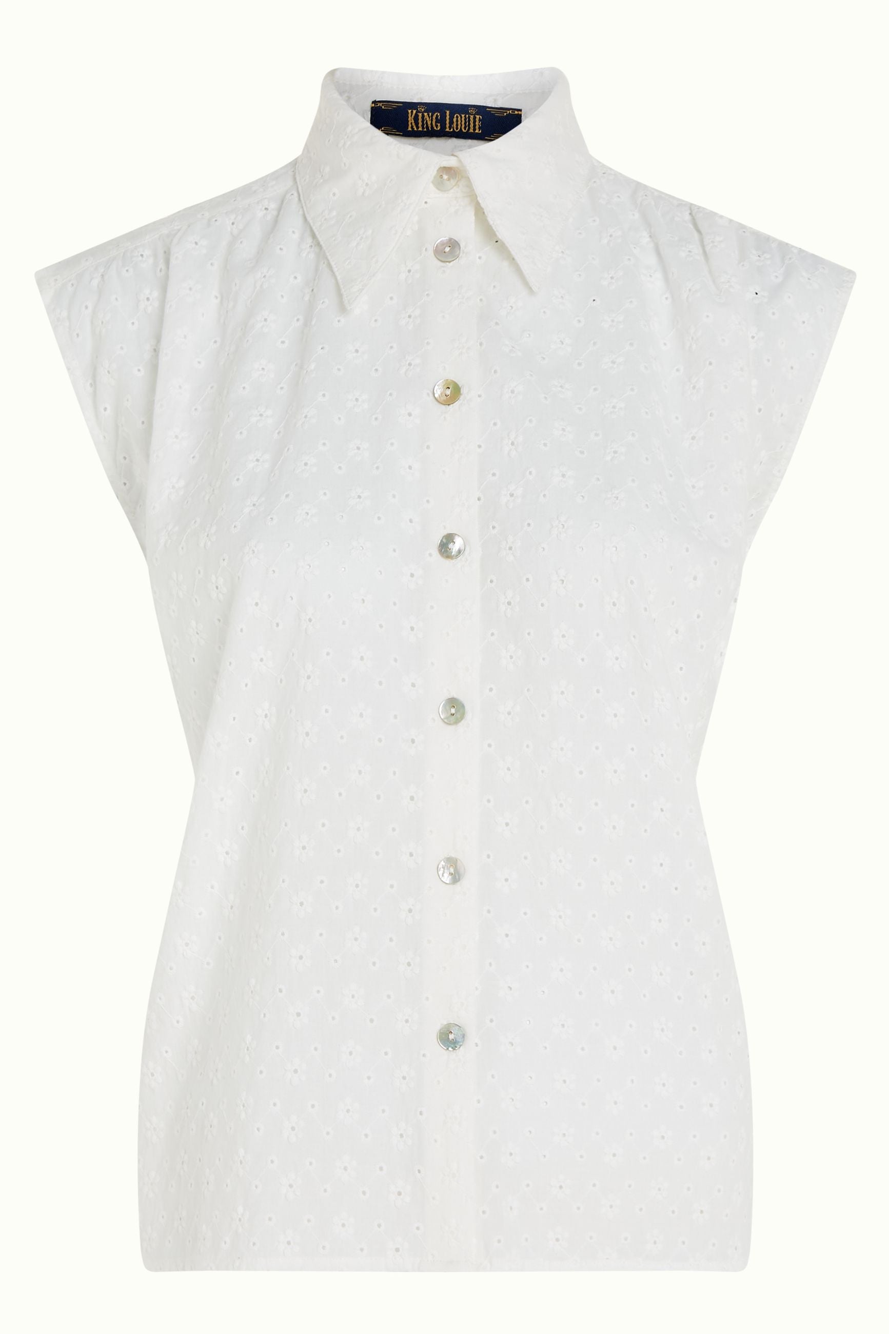 Remi Blouse Rosa Broderie Anglaise