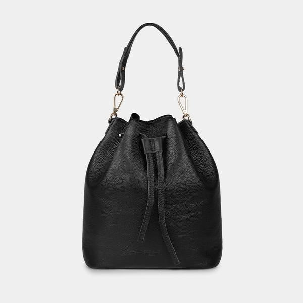 Classic Saku Shape Bag Black
