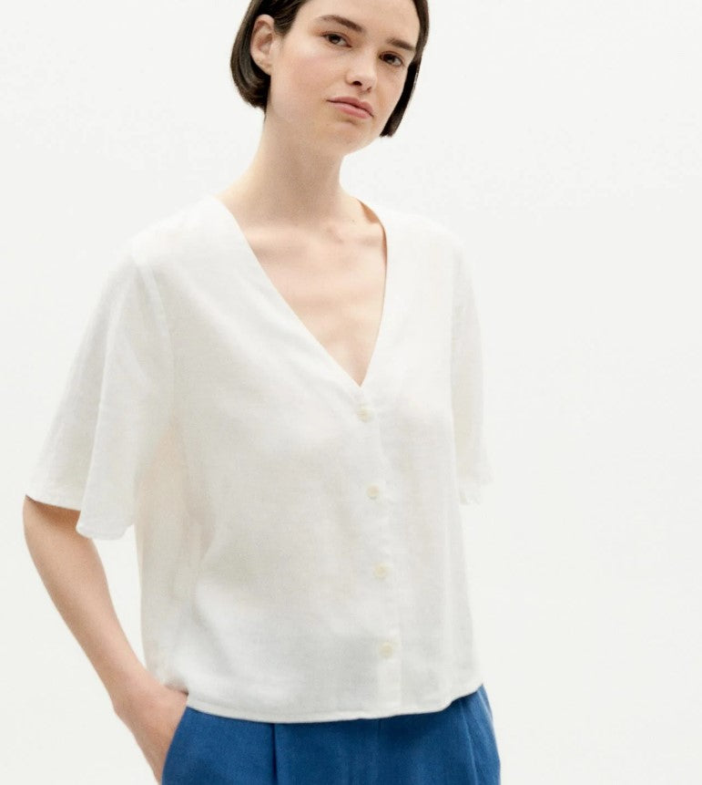 White Hemp Libelula Blouse