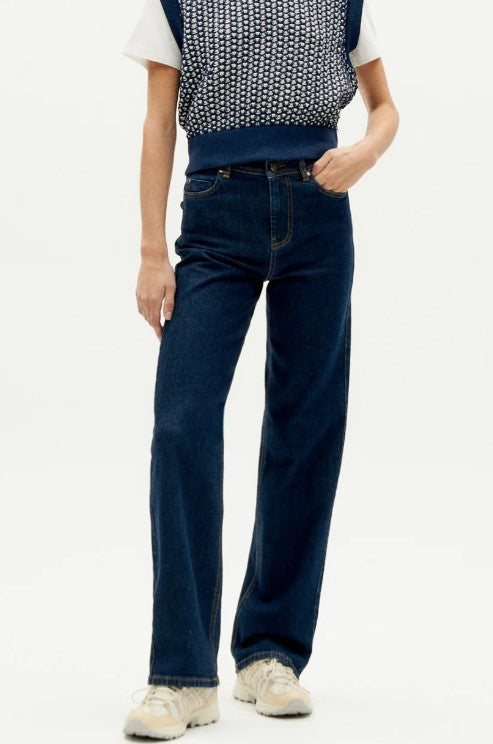 Dark clean denim Theresa pants