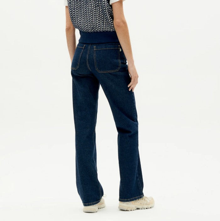 Dark clean denim Theresa pants