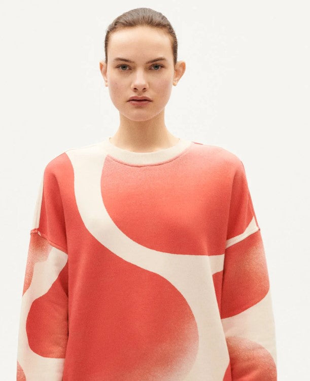 White Spray Sweatshirt