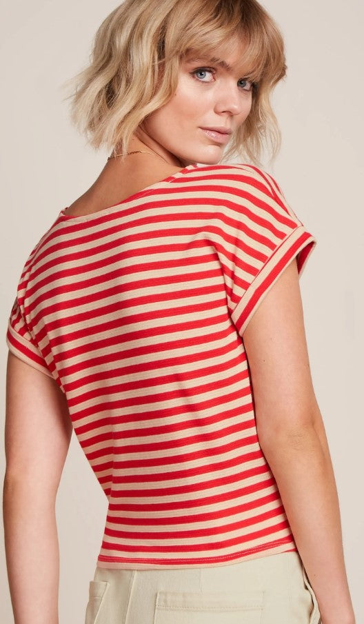 Aria Knot Shirt Chopito Stripe