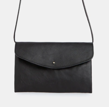 Cute Clutch nappa soft black