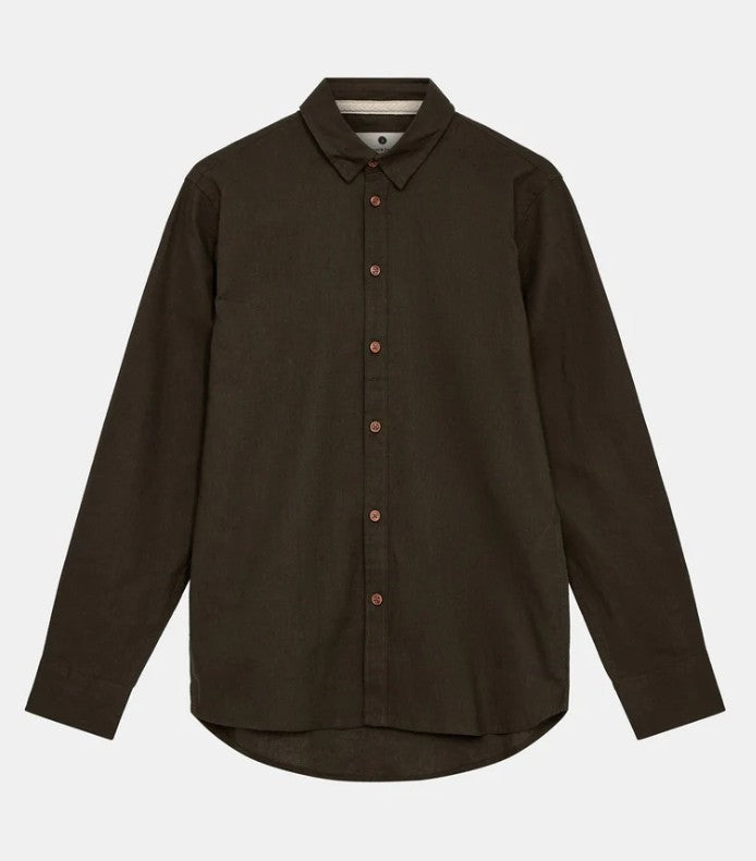Akleif L/S Cot/Linen Shirt