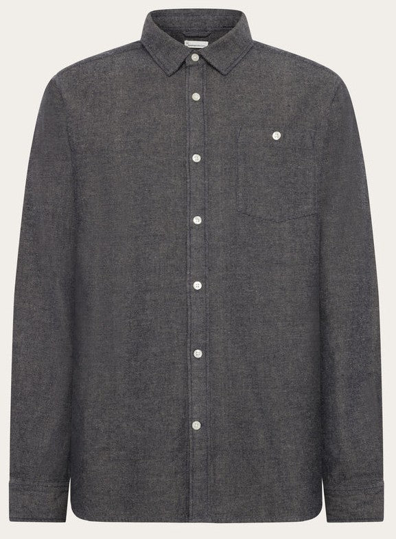 Organic Cotton Fishbone Flannel Shirt
