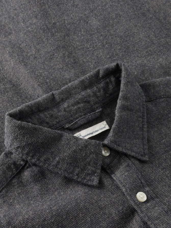 Organic Cotton Fishbone Flannel Shirt