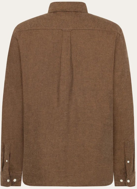 Organic Cotton Fishbone Flannel Shirt