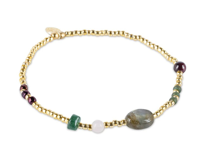 Amuse Labradorite Gemstone Mix Bracelet